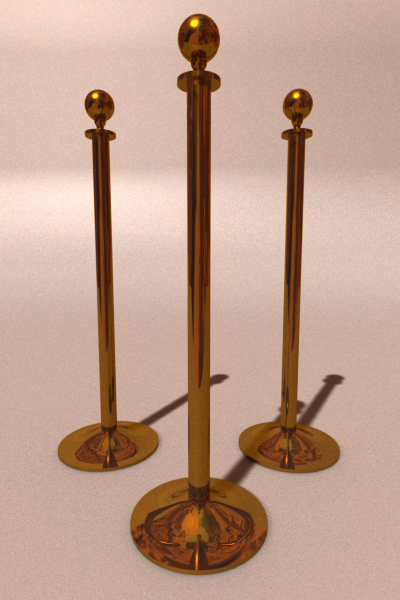 Arany köteles kordonoszlop